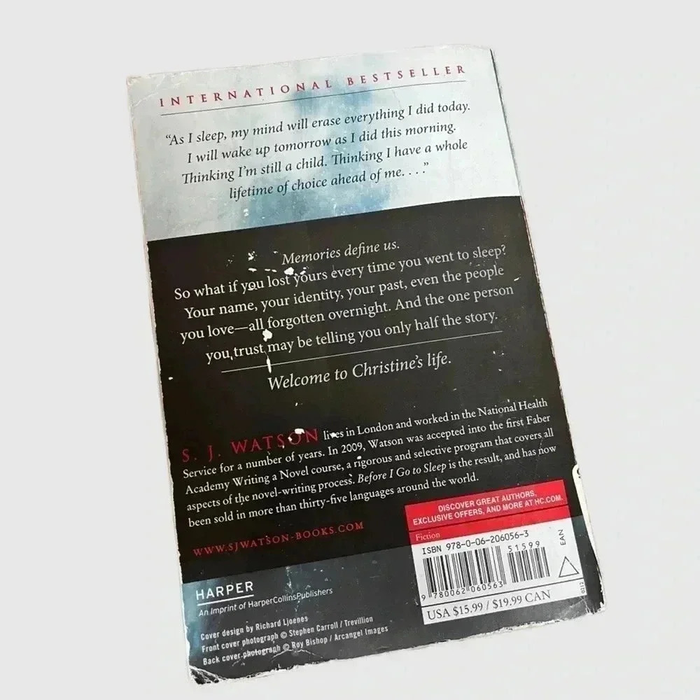 ๐ Before I Go To Sleep by S. J. Watson ๐ - Picture 2 of 2